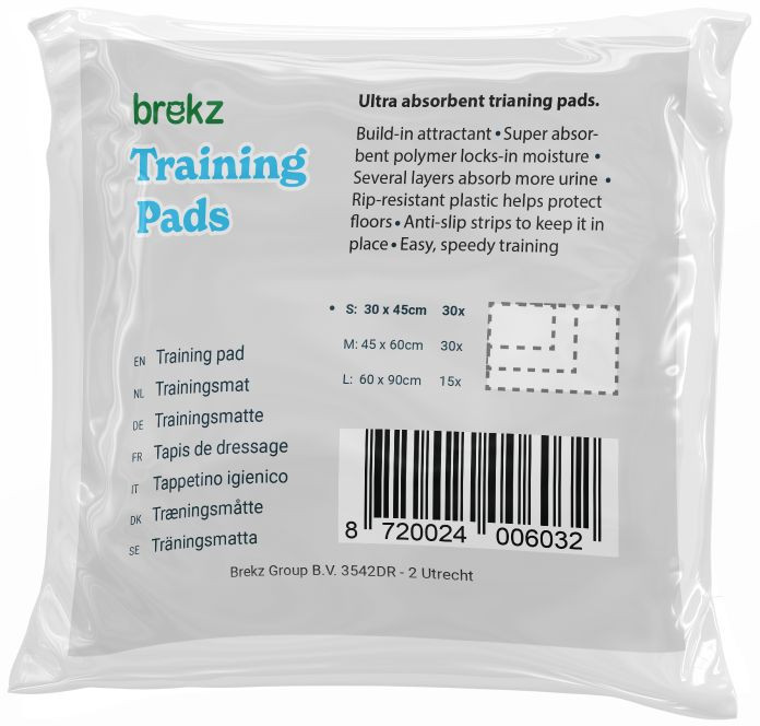 Brekz puppy training pads S (30 stuks)