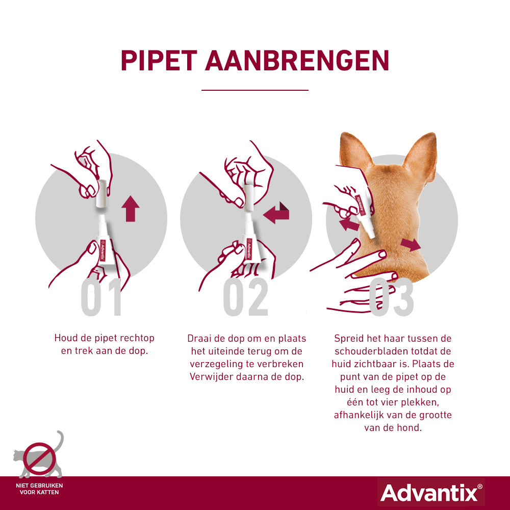 Advantix 600/3000 voor honden van 40 tot 60 kg