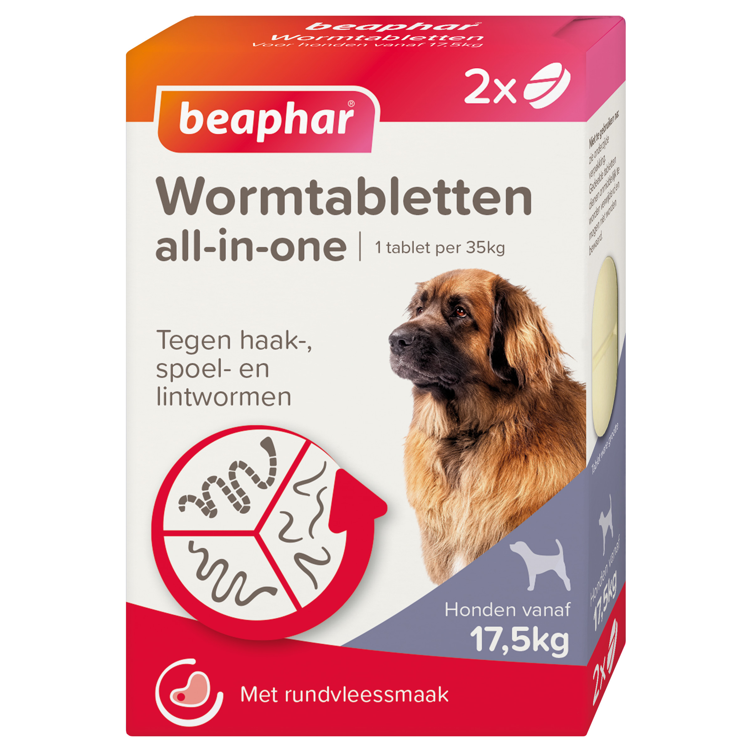 Beaphar Wormmiddel all-in-one (17,5 - 70 kg) hond