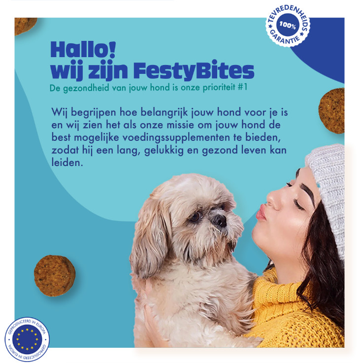 FestyBites Anti-jeuk Vleesvrij probiotica / supplement hond