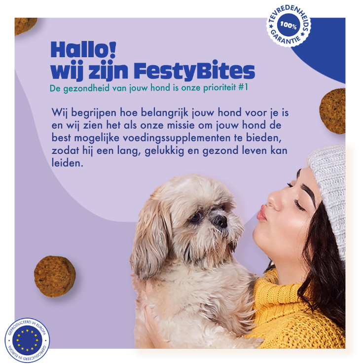 FestyBites Multivitaminen 10-in-1 supplement hond