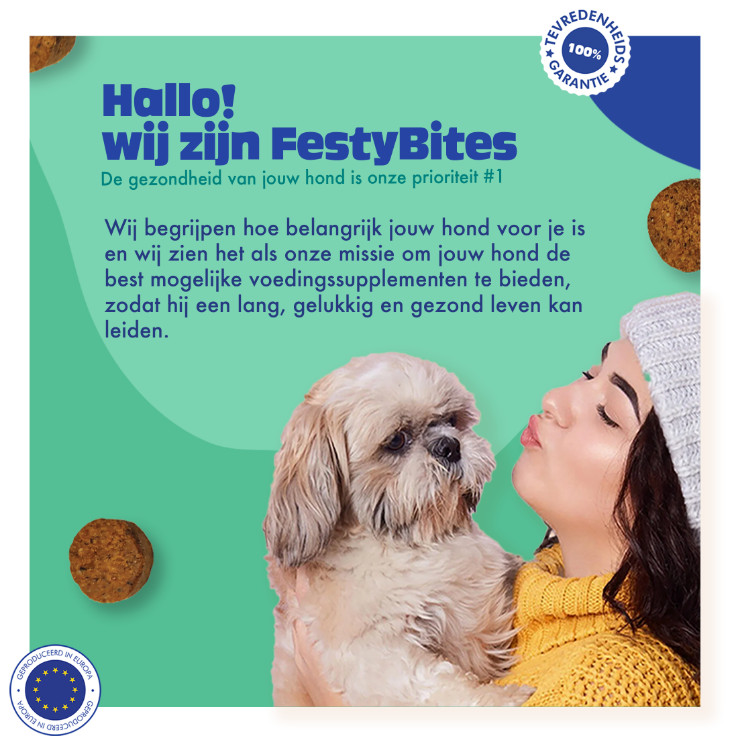 FestyBites Probiotica Vleesvrij supplement hond