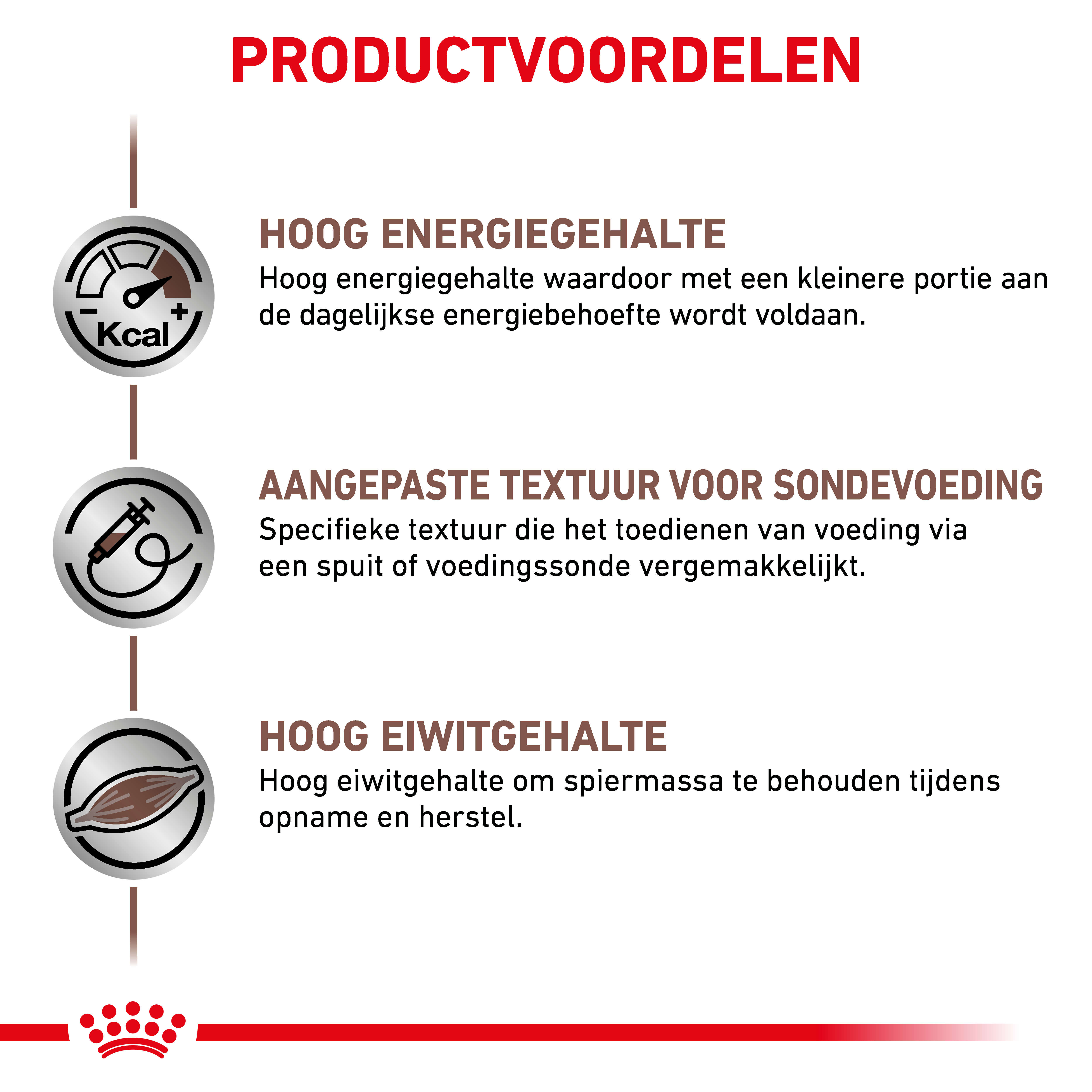 Royal Canin Veterinary Recovery natvoer hond en kat