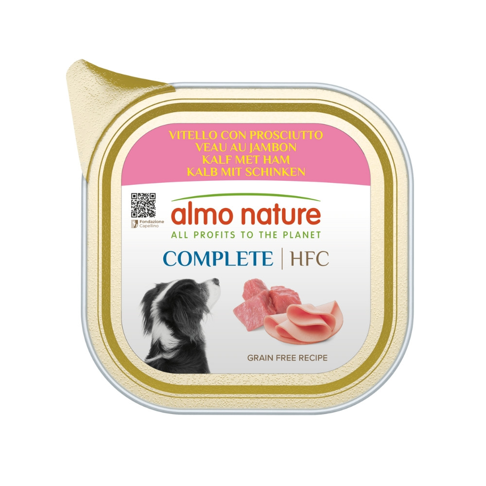 Almo Nature HFC Complete kalf met kip en ham natvoer hond (150 g)