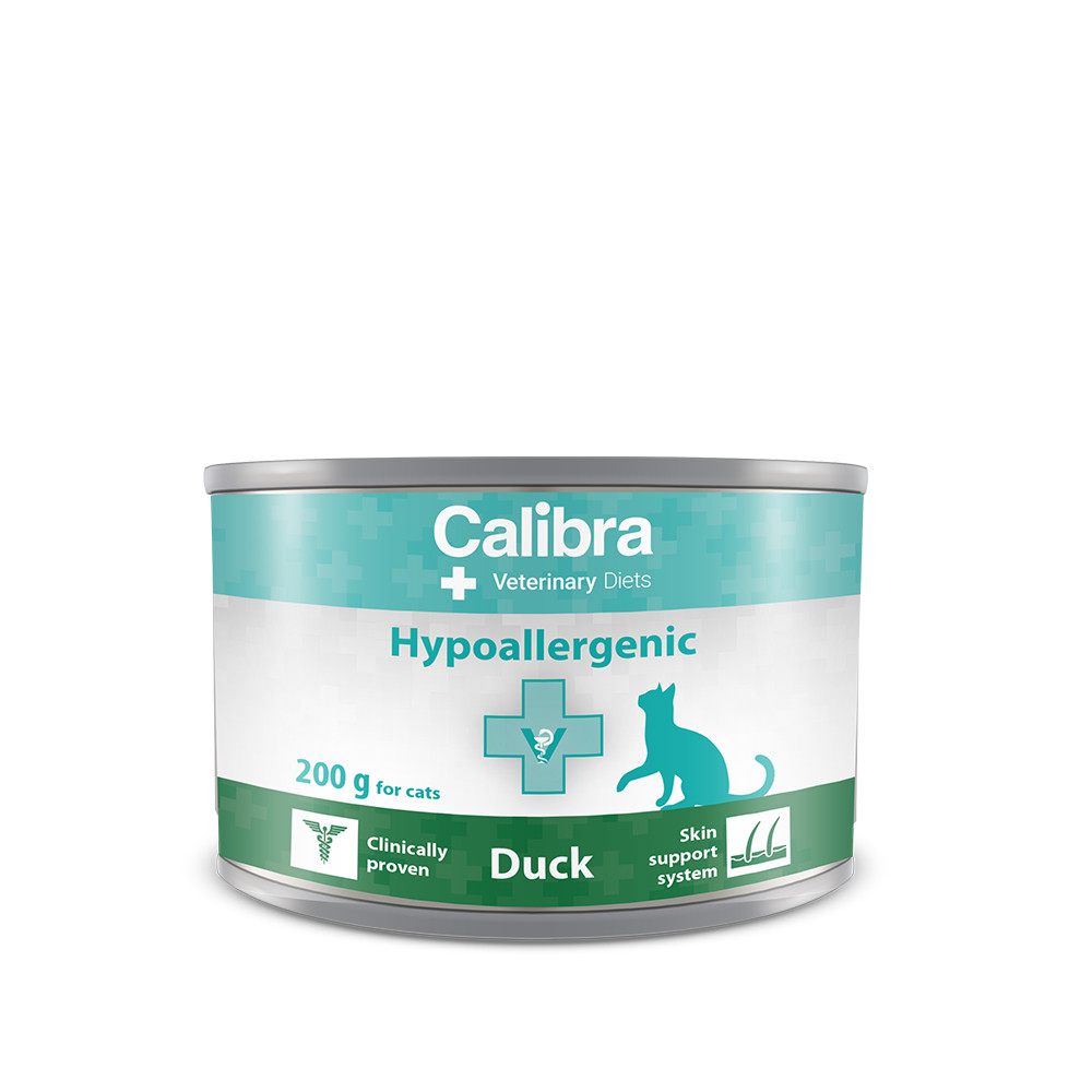 Calibra Veterinary Diets Hypoallergenic eend natvoer kat