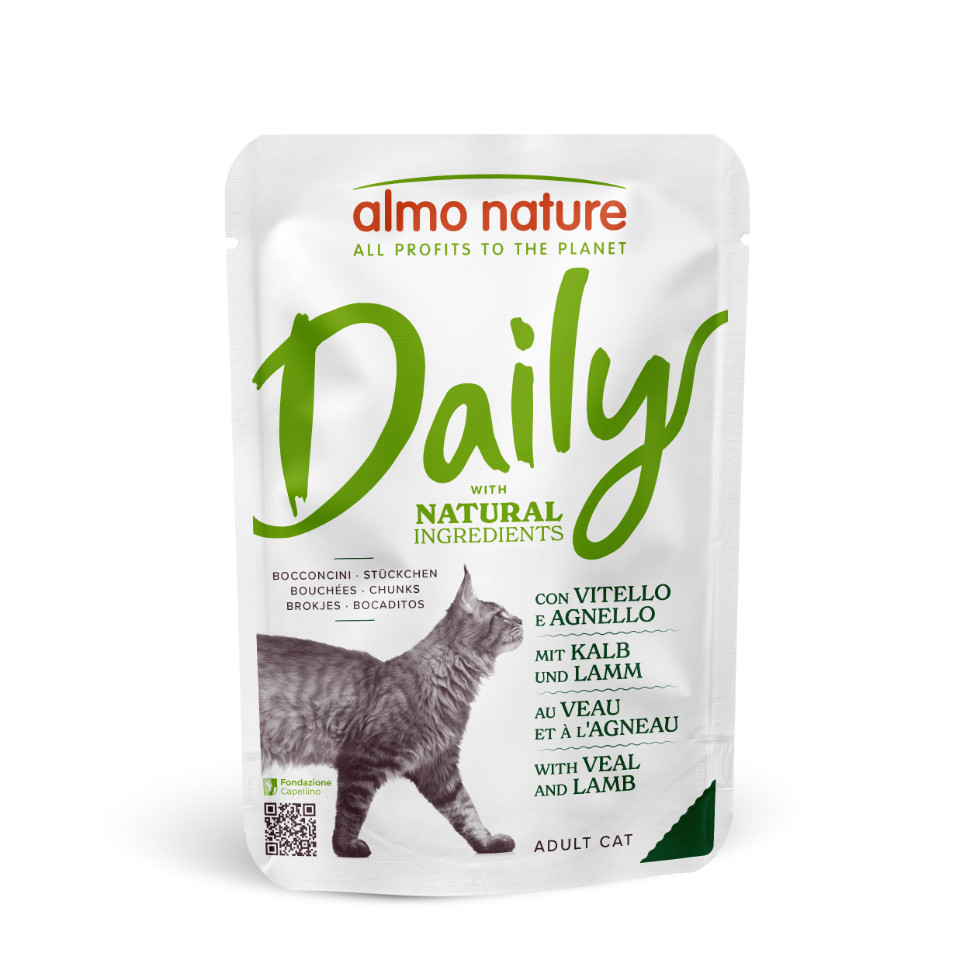 Almo Nature Daily Kalfsvlees & Lamsvlees 70 gram