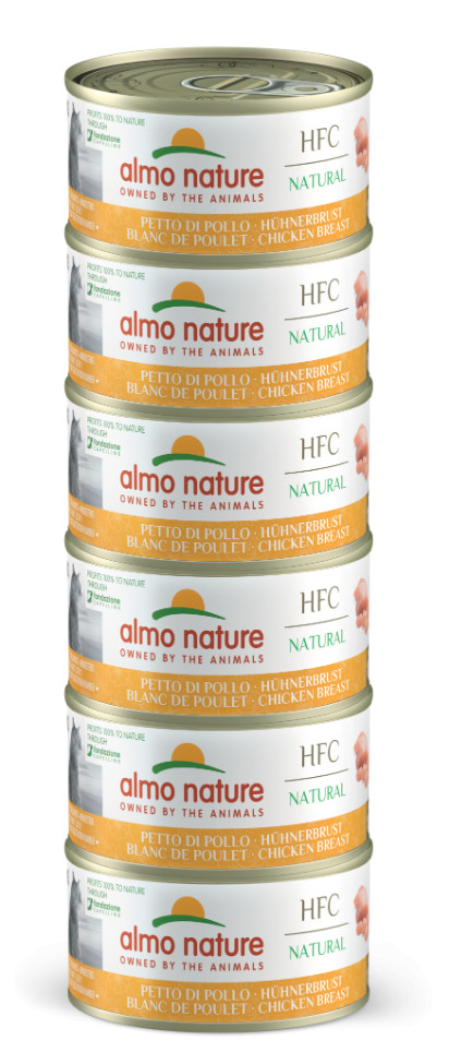 Almo Nature HFC Natural kippenborst natvoer kat (70 g)