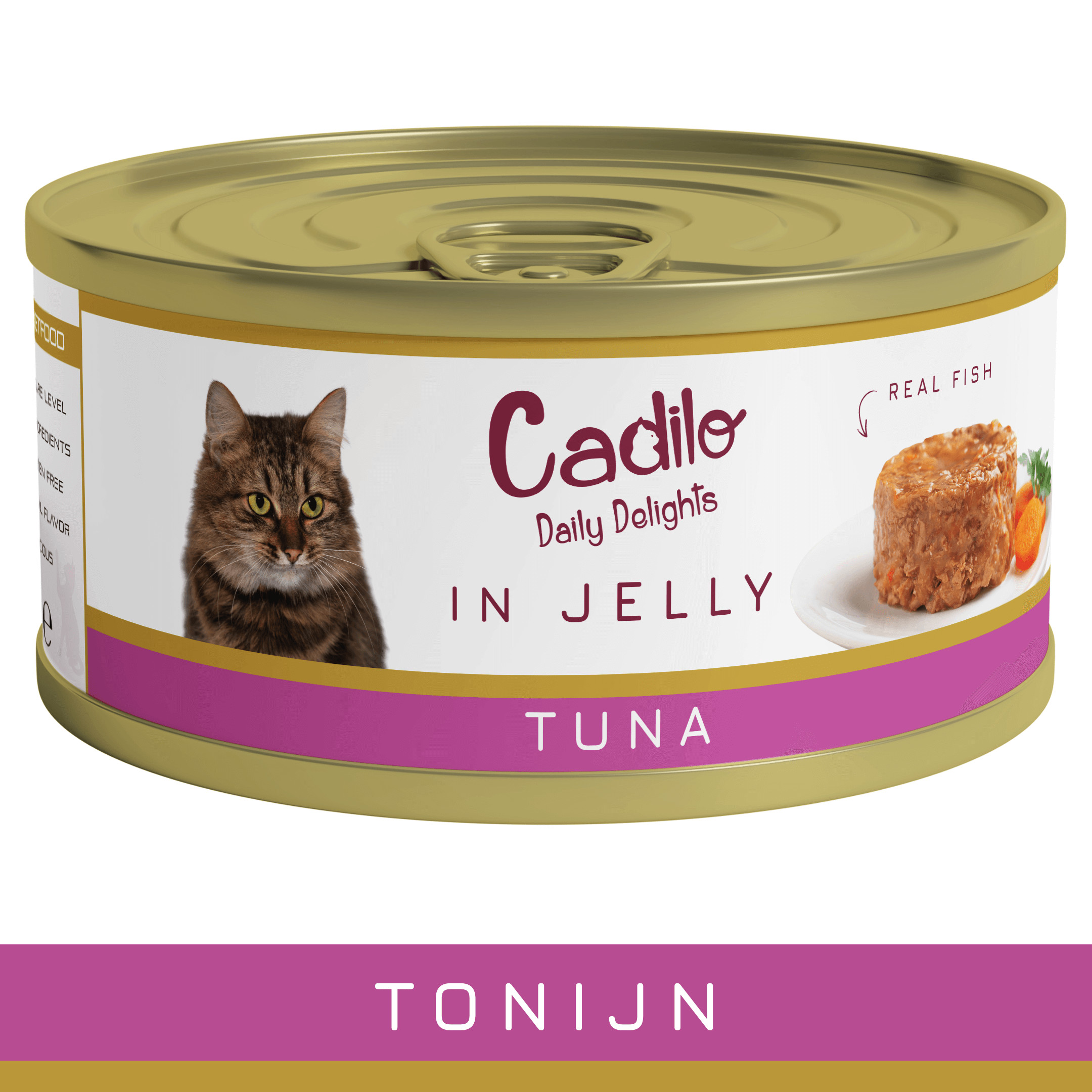 Cadilo tonijn in gelei natvoer kat (70 g)