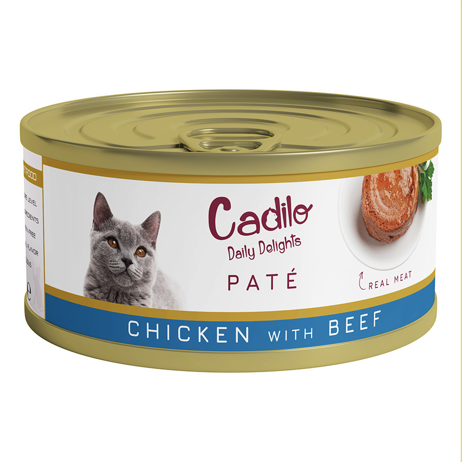 Cadilo met rund paté natvoer kat (70 g)