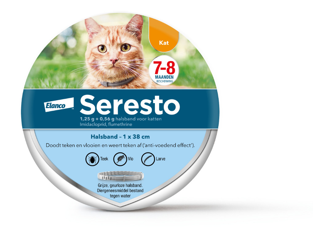 Seresto halsband voor de kat