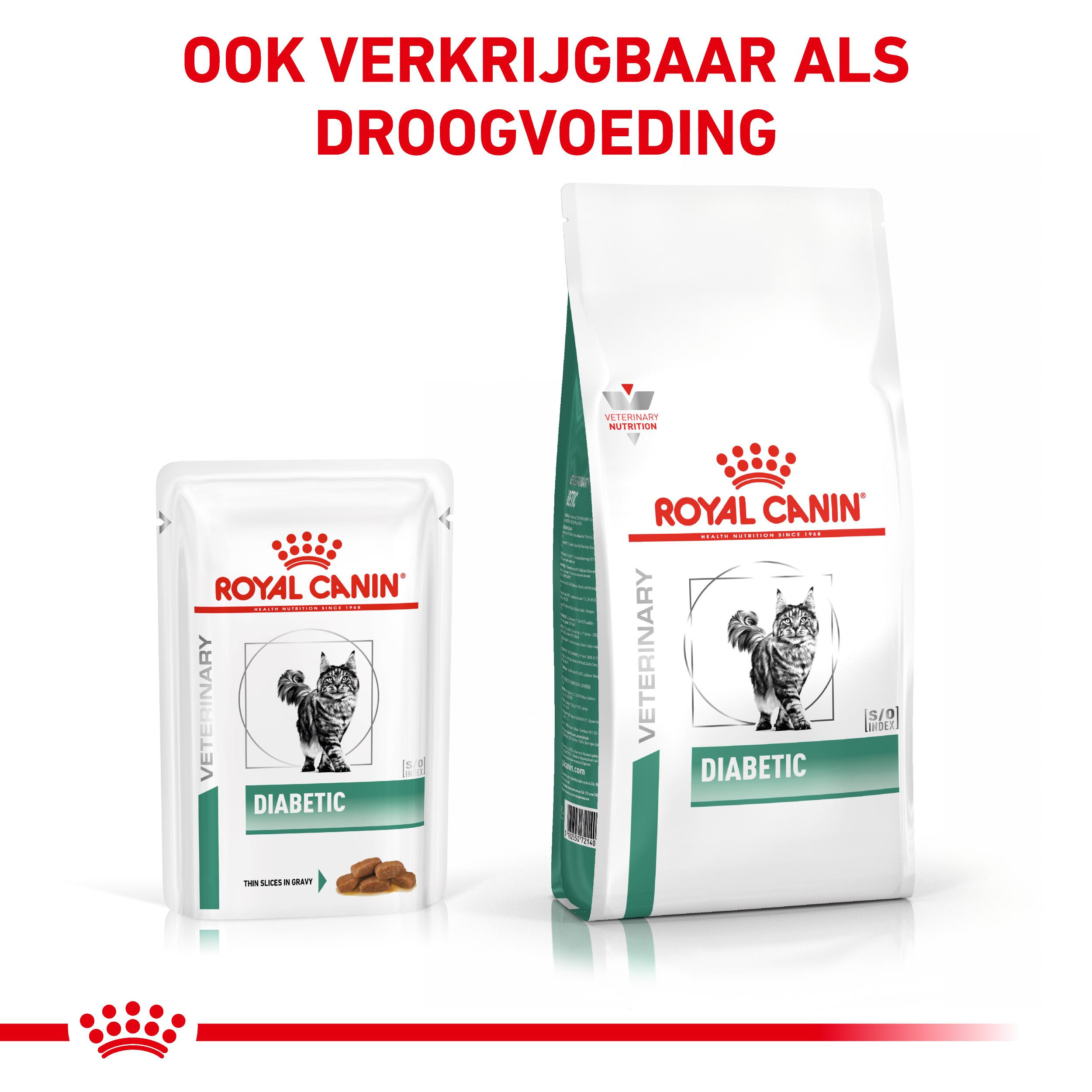 Royal Canin Veterinary Diet Diabetic zakjes 85 gram kattenvoer