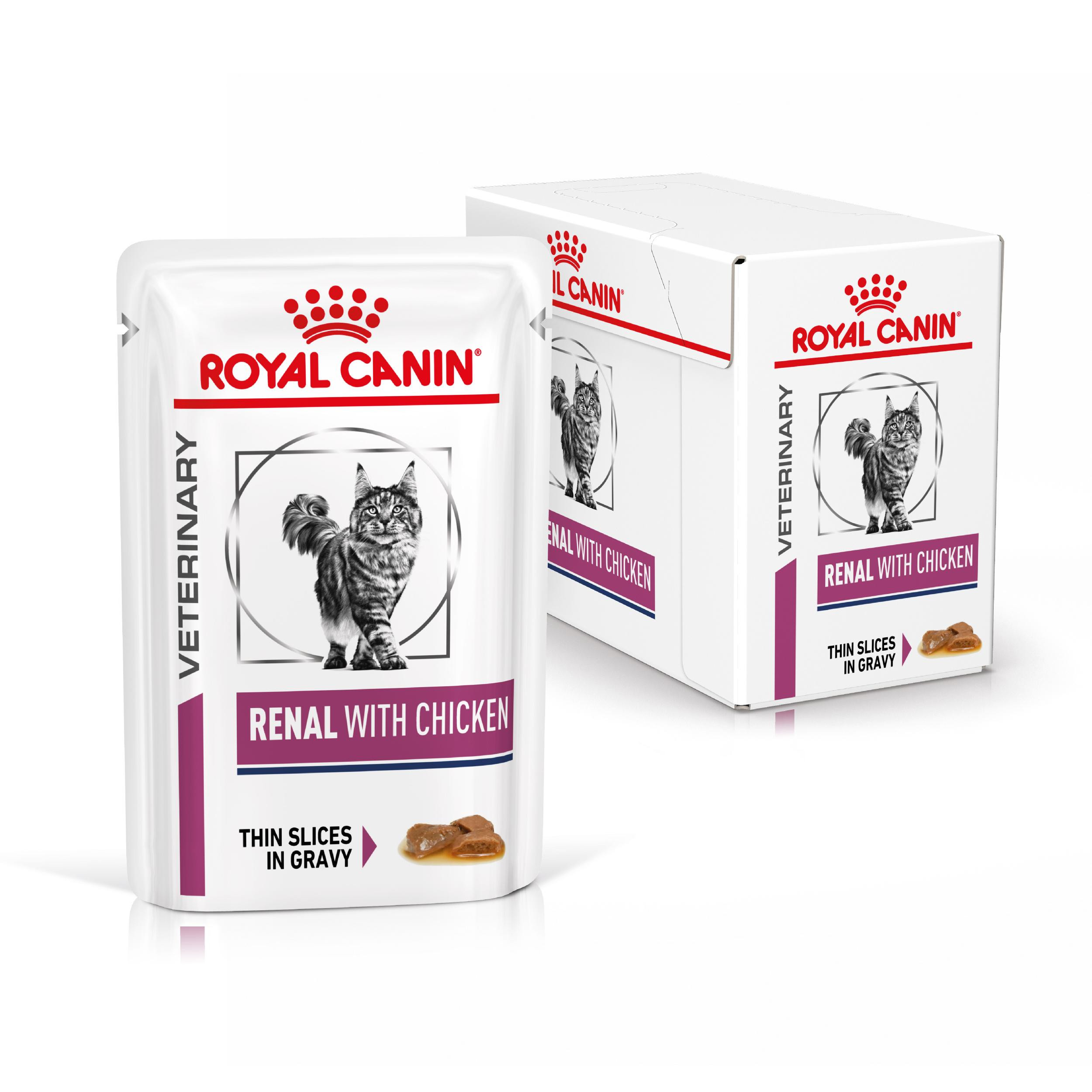 Royal Canin Veterinary Renal met kip natvoer kat