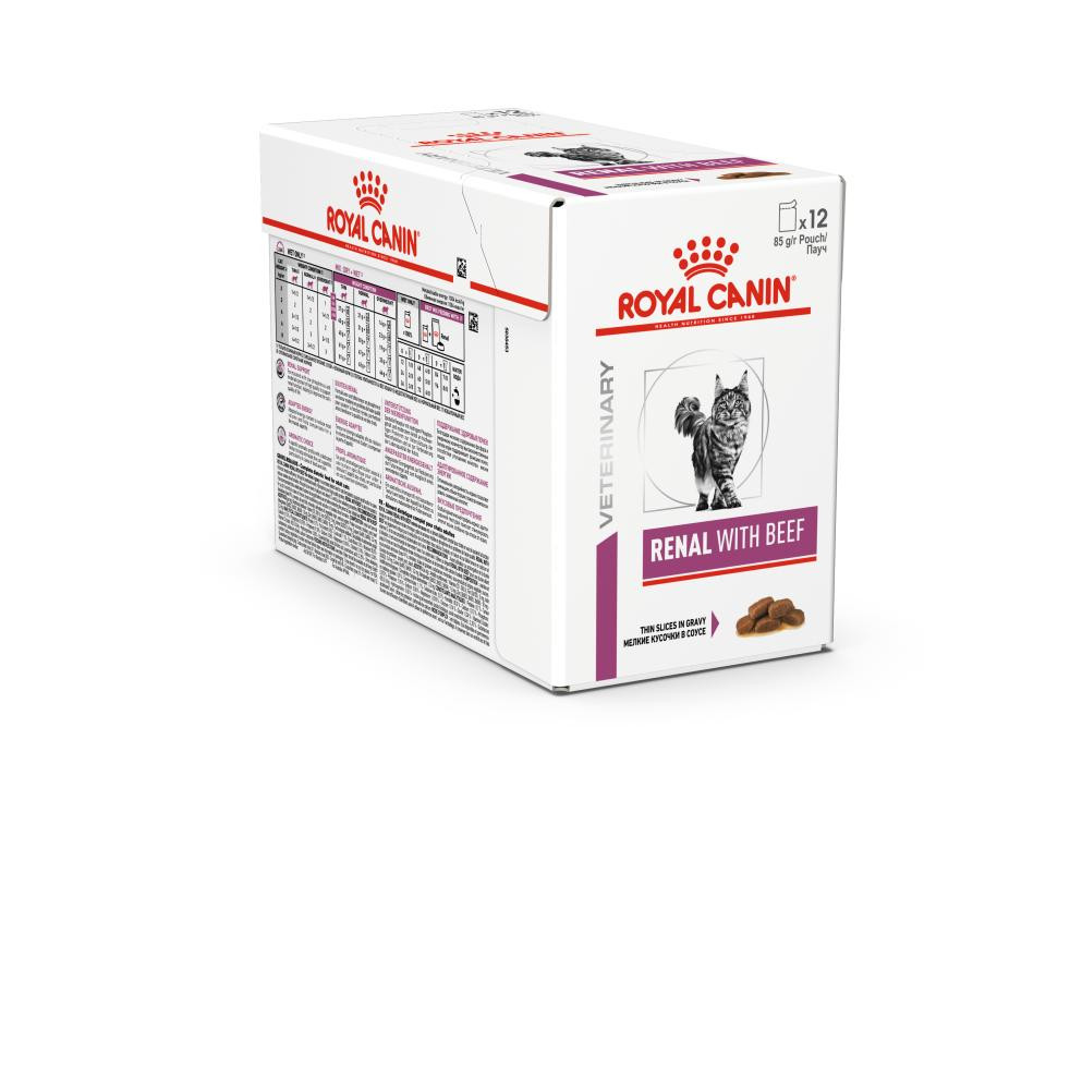 Royal Canin Veterinary Renal met rund natvoer kat