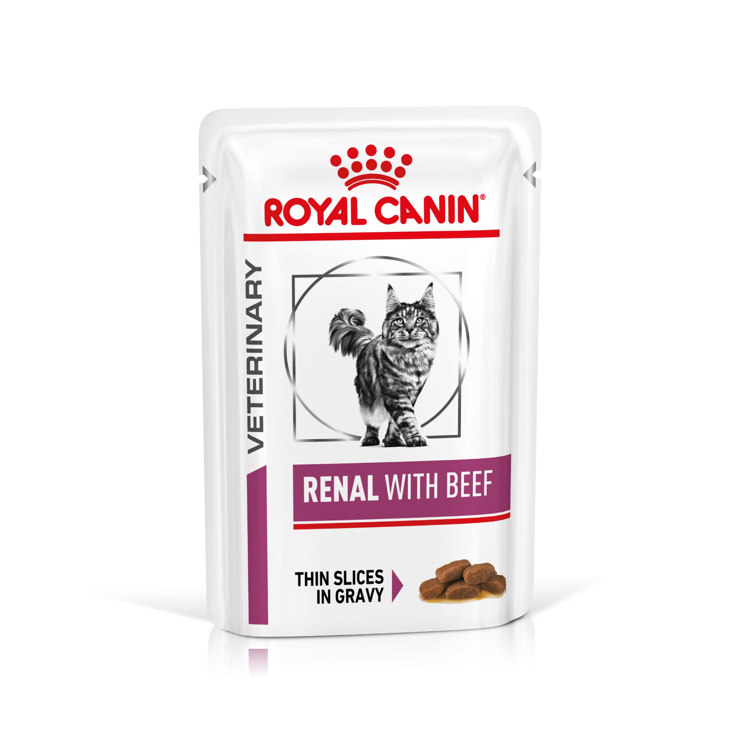 Royal Canin Veterinary Renal met rund natvoer kat