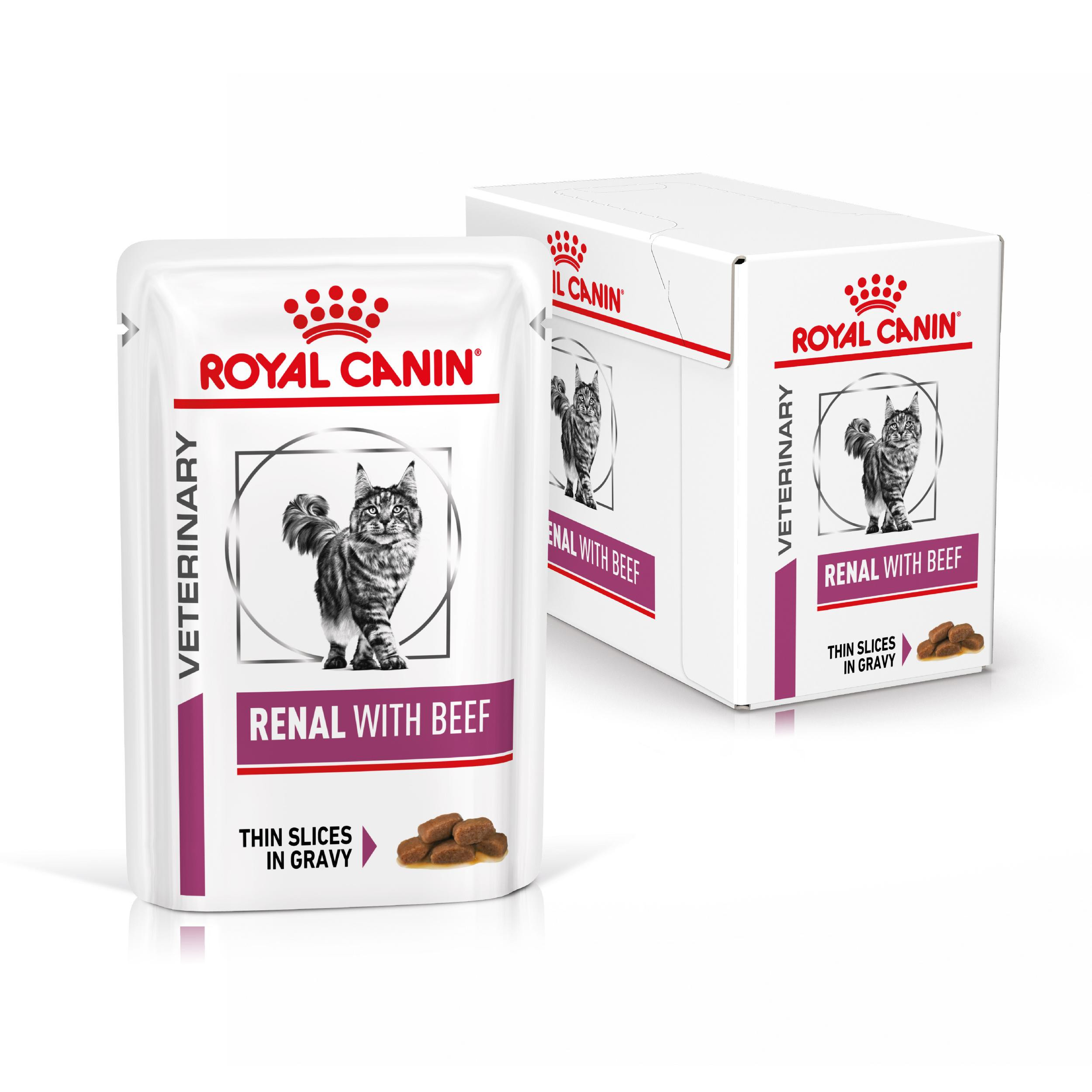 Royal Canin Veterinary Renal met rund natvoer kat