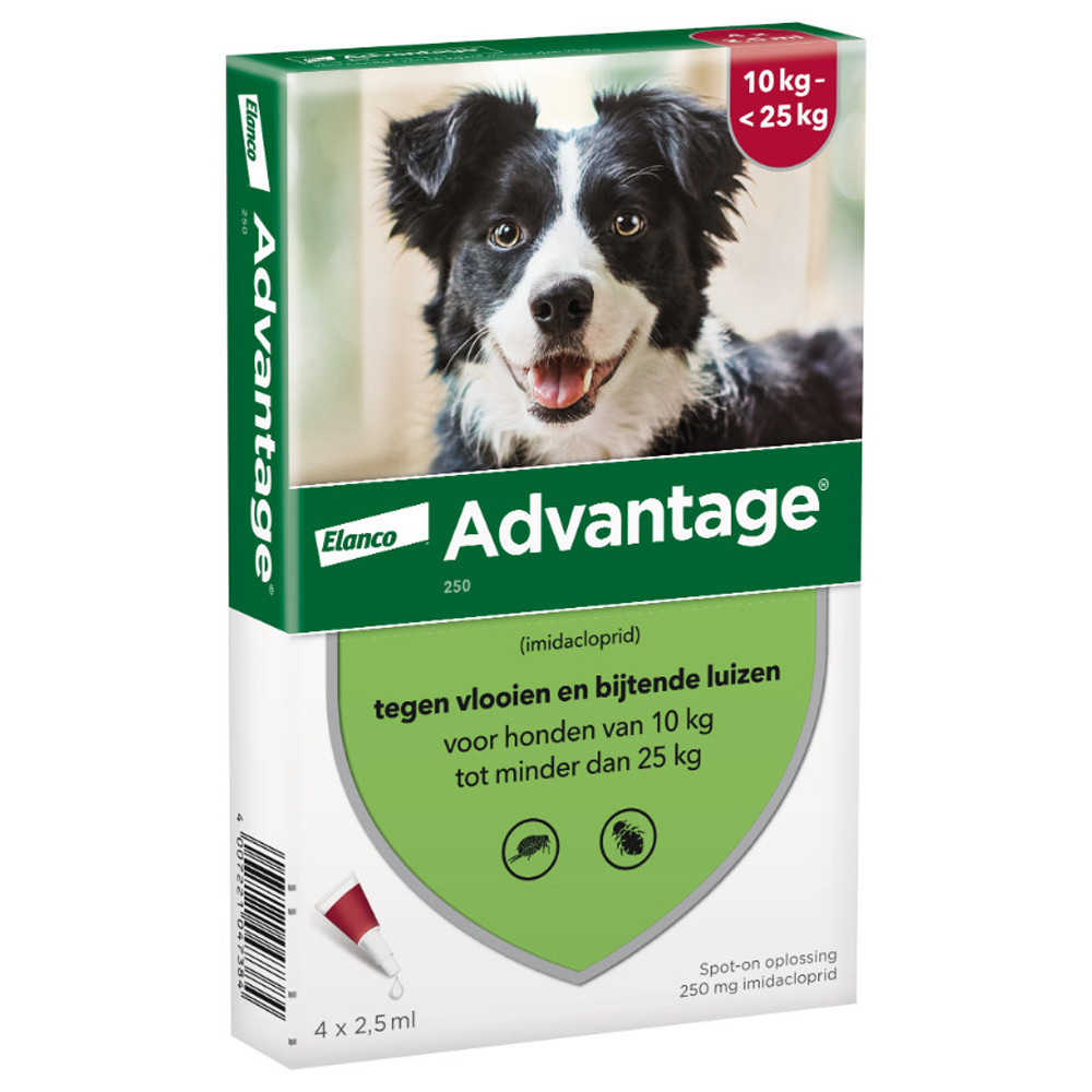 Advantage Nr. 250, vlooienmiddel voor honden