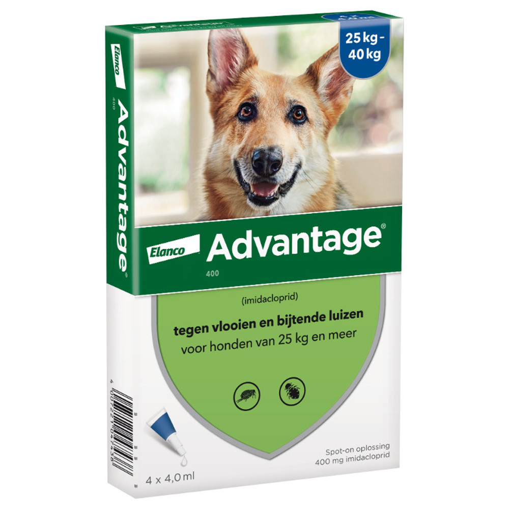 Advantage Nr. 400, vlooienmiddel voor honden