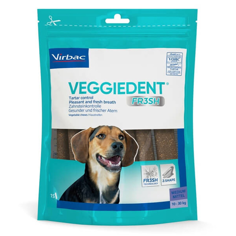 Virbac VeggieDent Medium hondensnack 10–30 kg