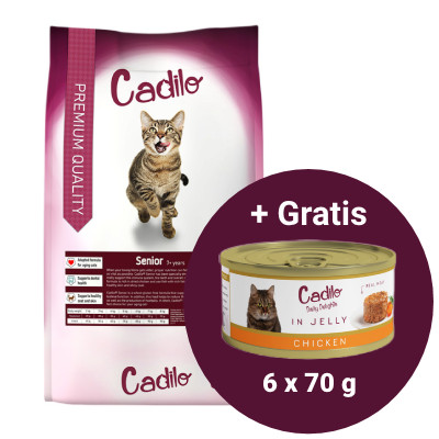 ACTIE: Cadilo zak kattenvoer + GRATIS Cadilo Delights natvoer